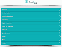 Tablet Screenshot of beyaznoktadental.com